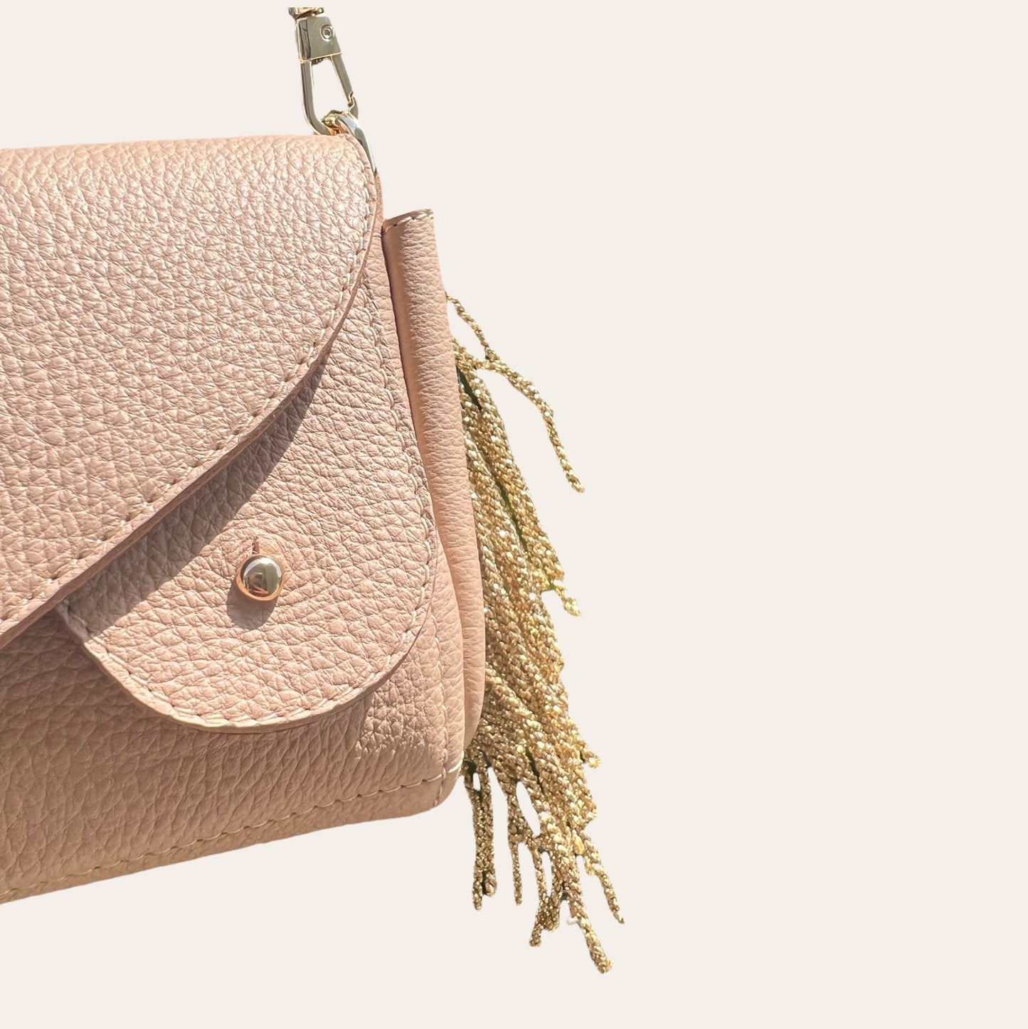 Bisou Bag Mini Dune avec franges lurex
