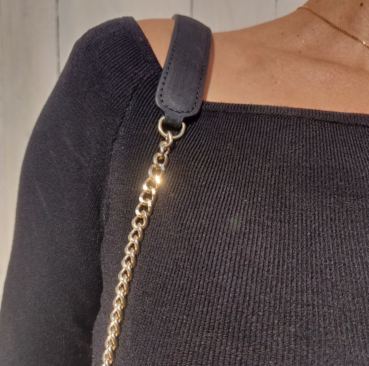 bandoulière avec chaîne sac Mini 85 Manegane