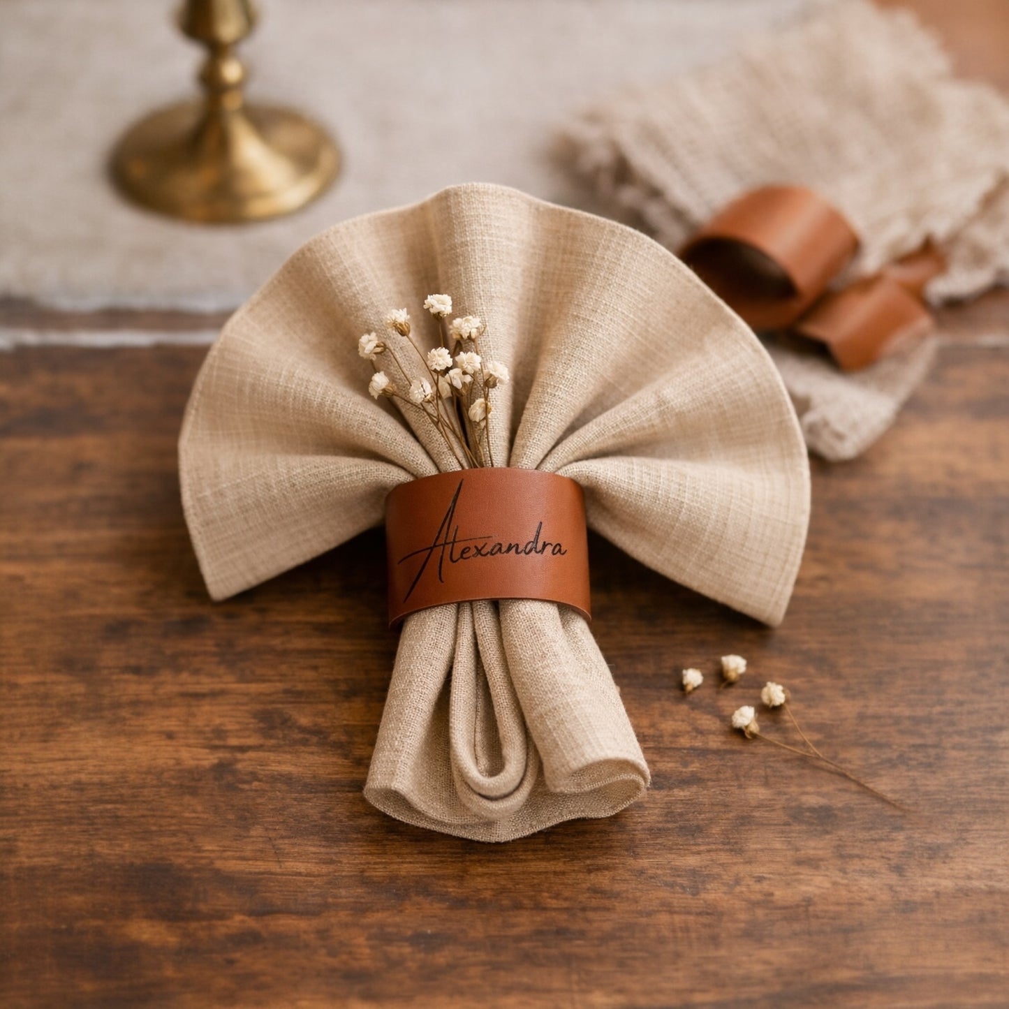 Cadeau invités pour table de mariage luxe
