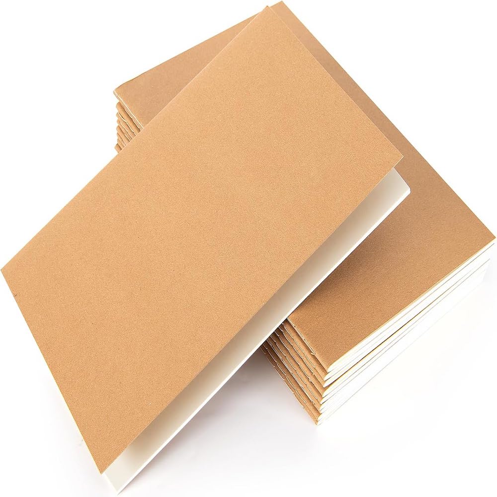 carnets recharge pour notebook en cuir