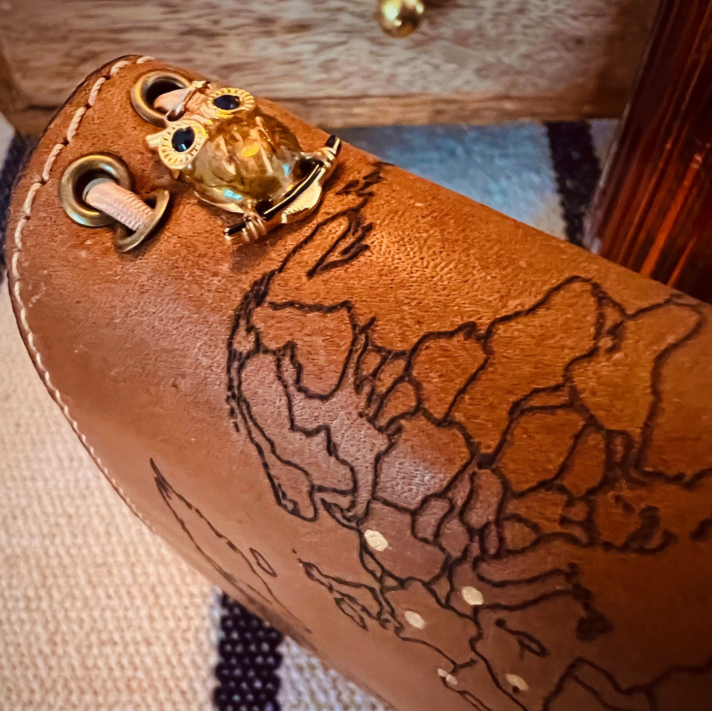 carnet pour voyageur en cuir