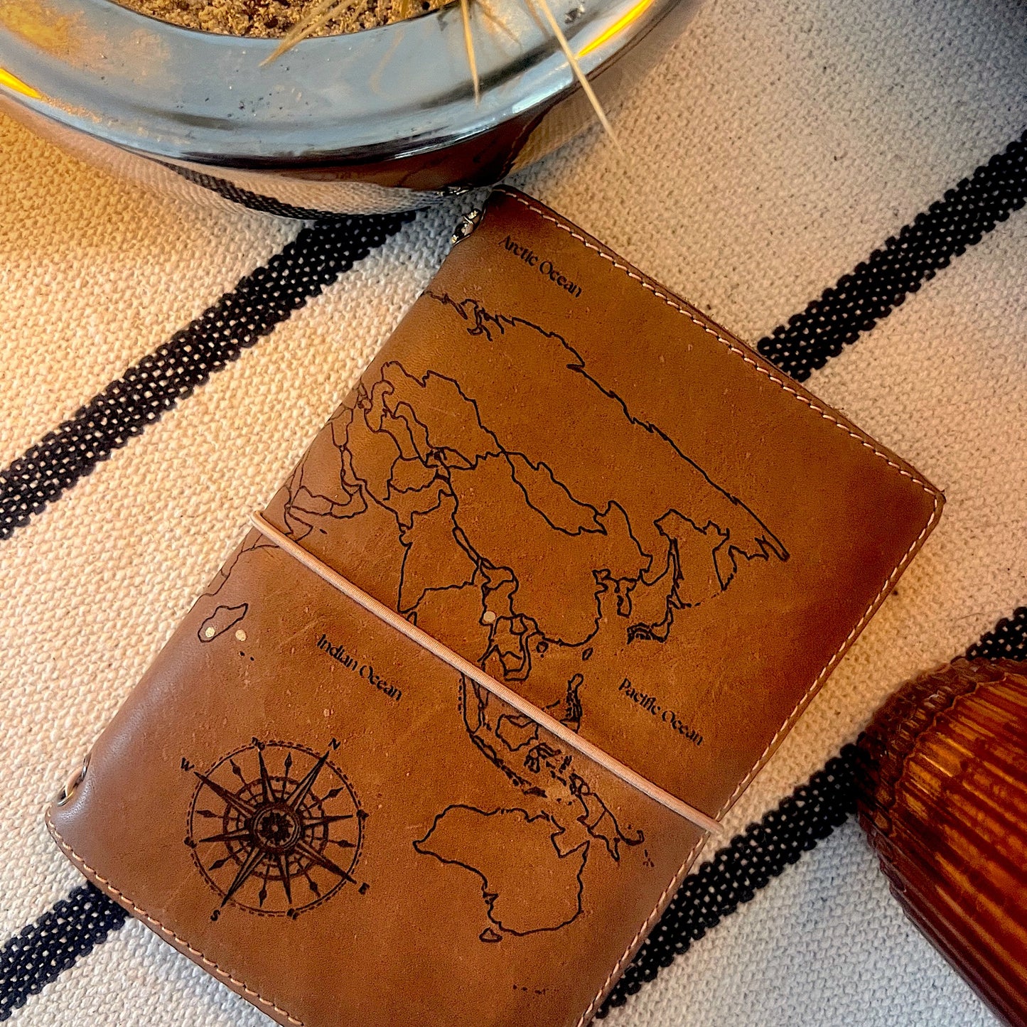 carnet de voyage mappemonde

