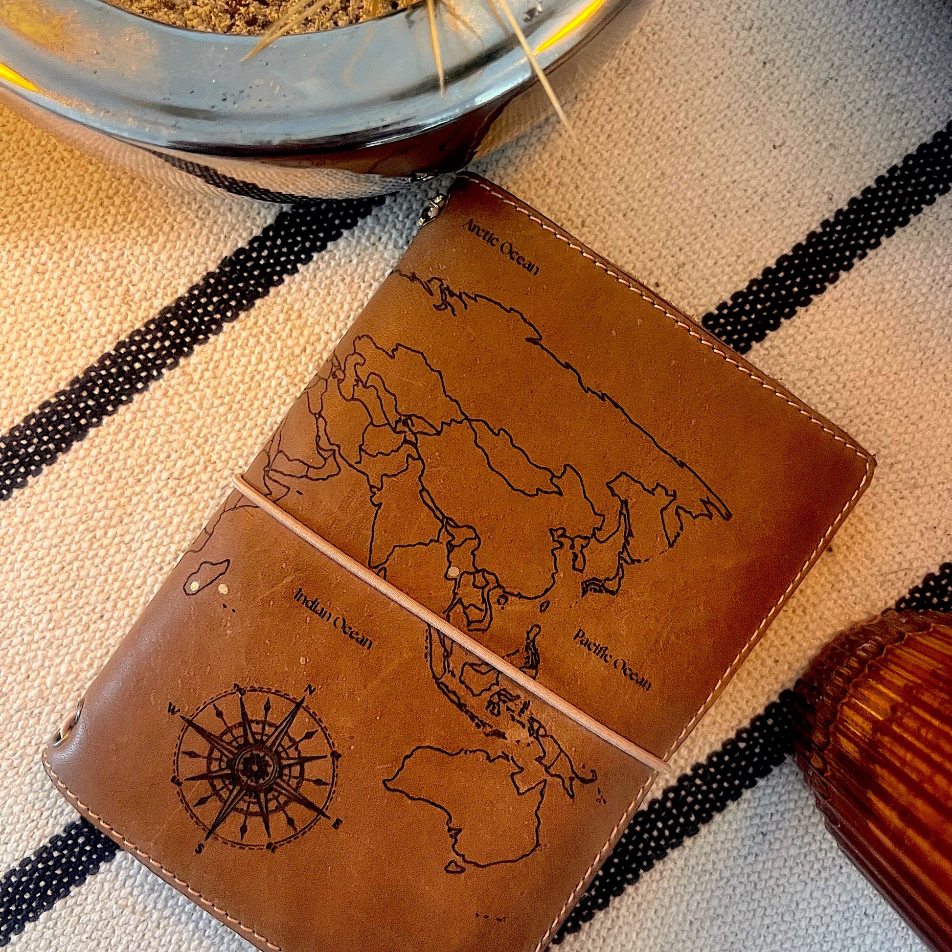 carnet de voyage mappemonde
