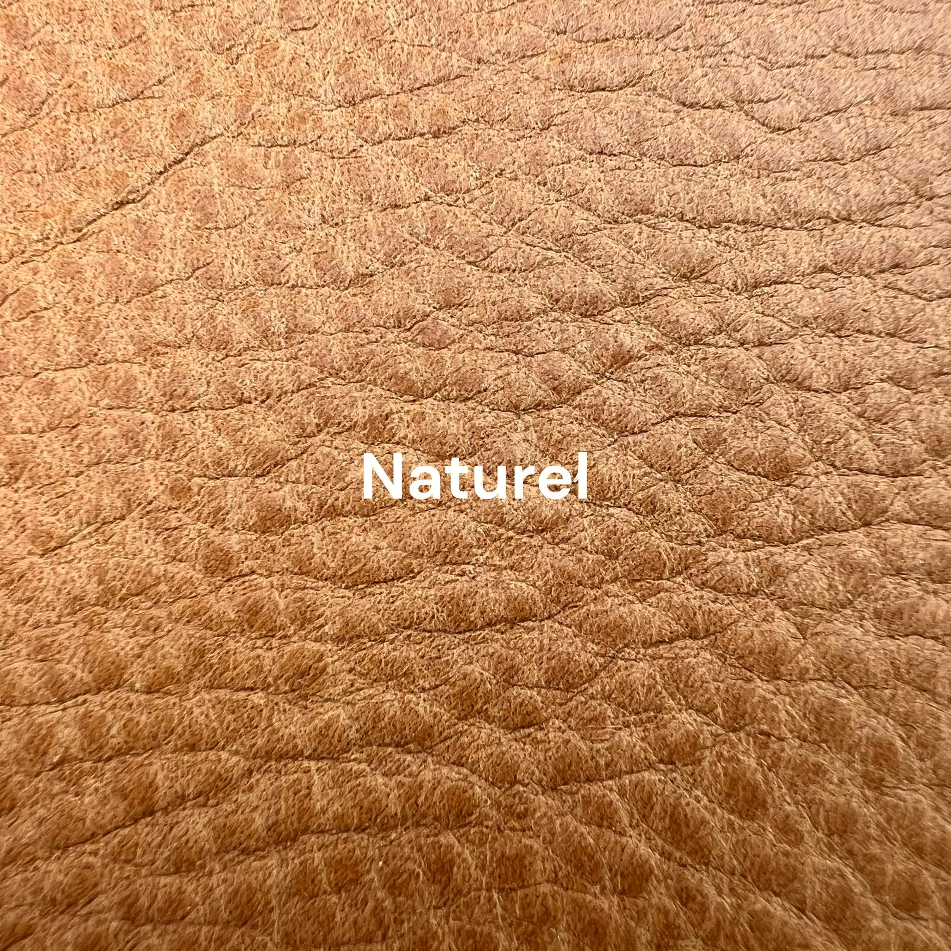 cuir naturel grainé pour maroquinerie personnalisable