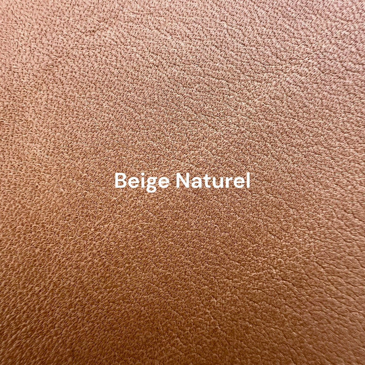 personnalisation cadeau en cuir beige