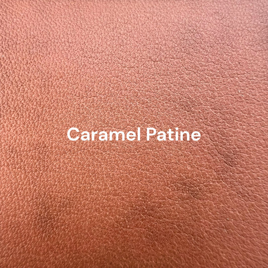 carnet en beau cuir caramel