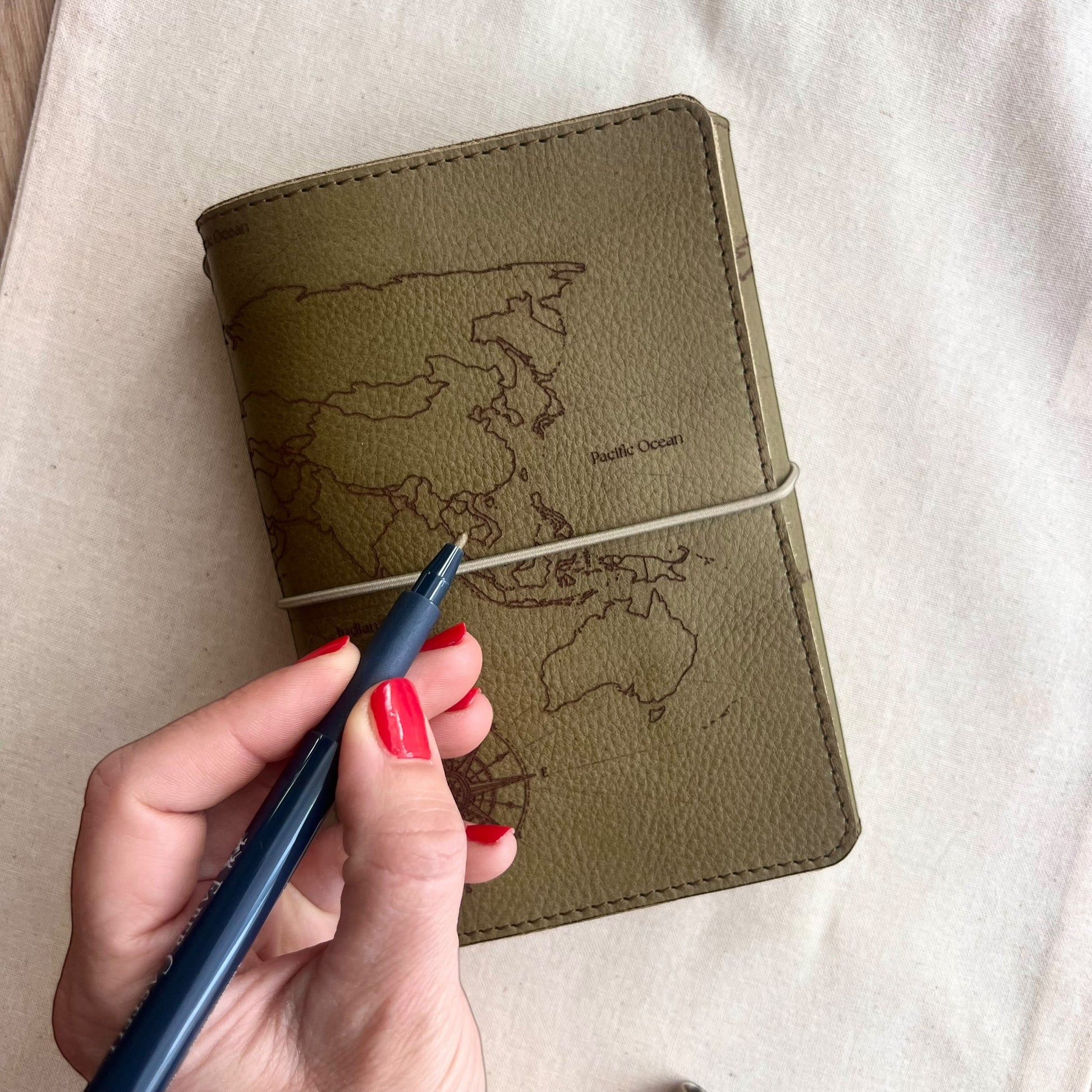 carnet paper cuir