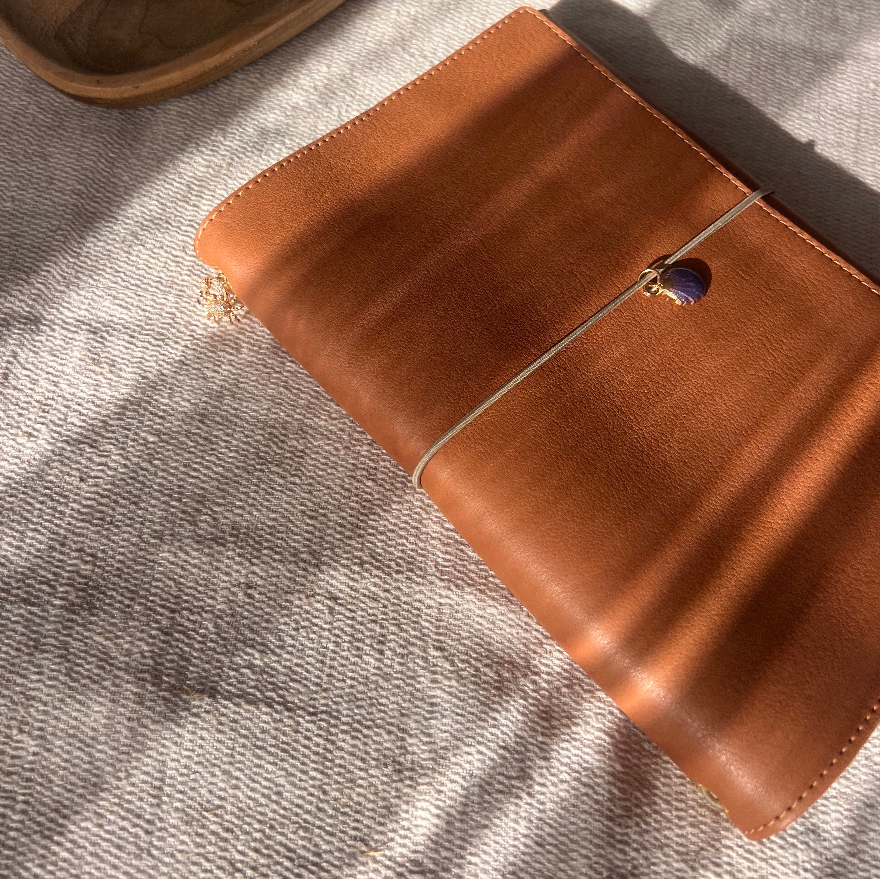 carnet en cuir personnalisé femme