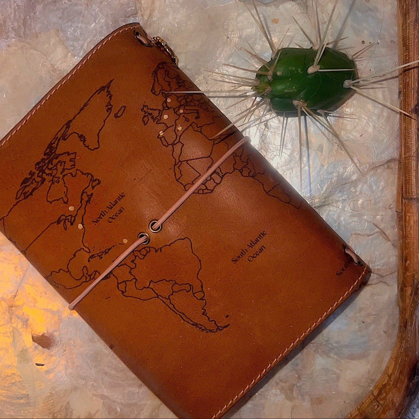 carnet cuir pour voyages