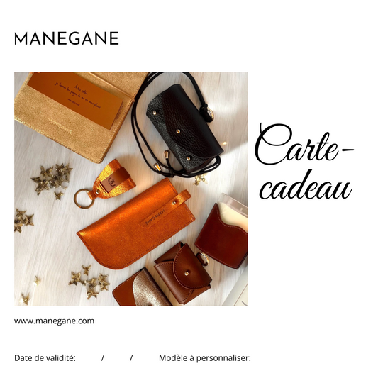 carte cadeau pour sac personnalisé