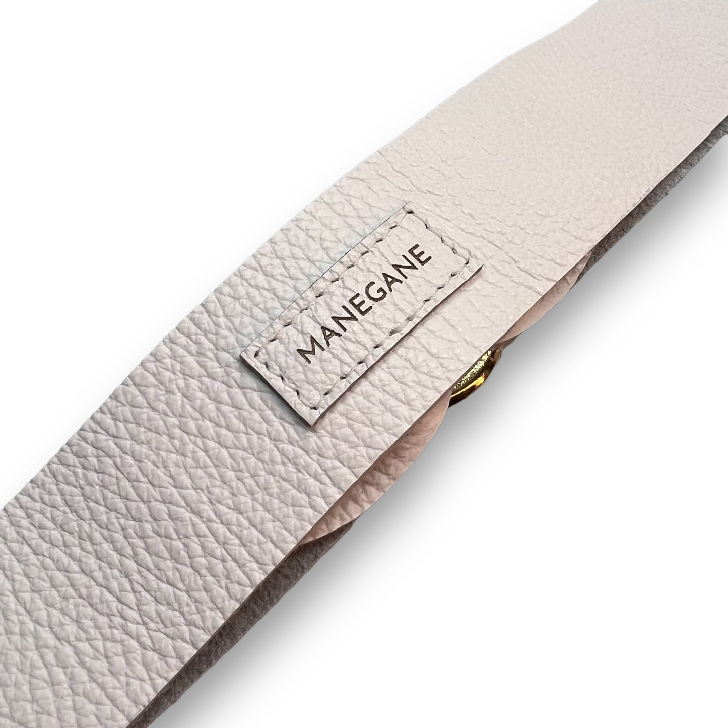 Pure White Grained Waist Jewel Belt