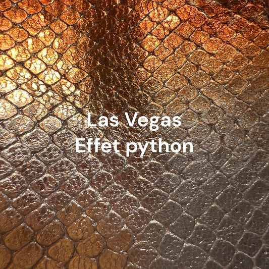 objets en cuir effet python