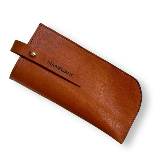 Etui à lunettes Homme caramel Patine