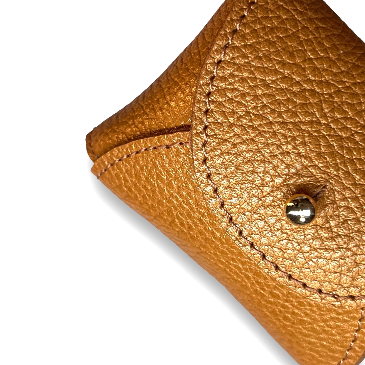 Leather case for Airpods Pearly Caramel