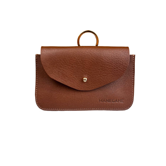 Funda de piel chocolate