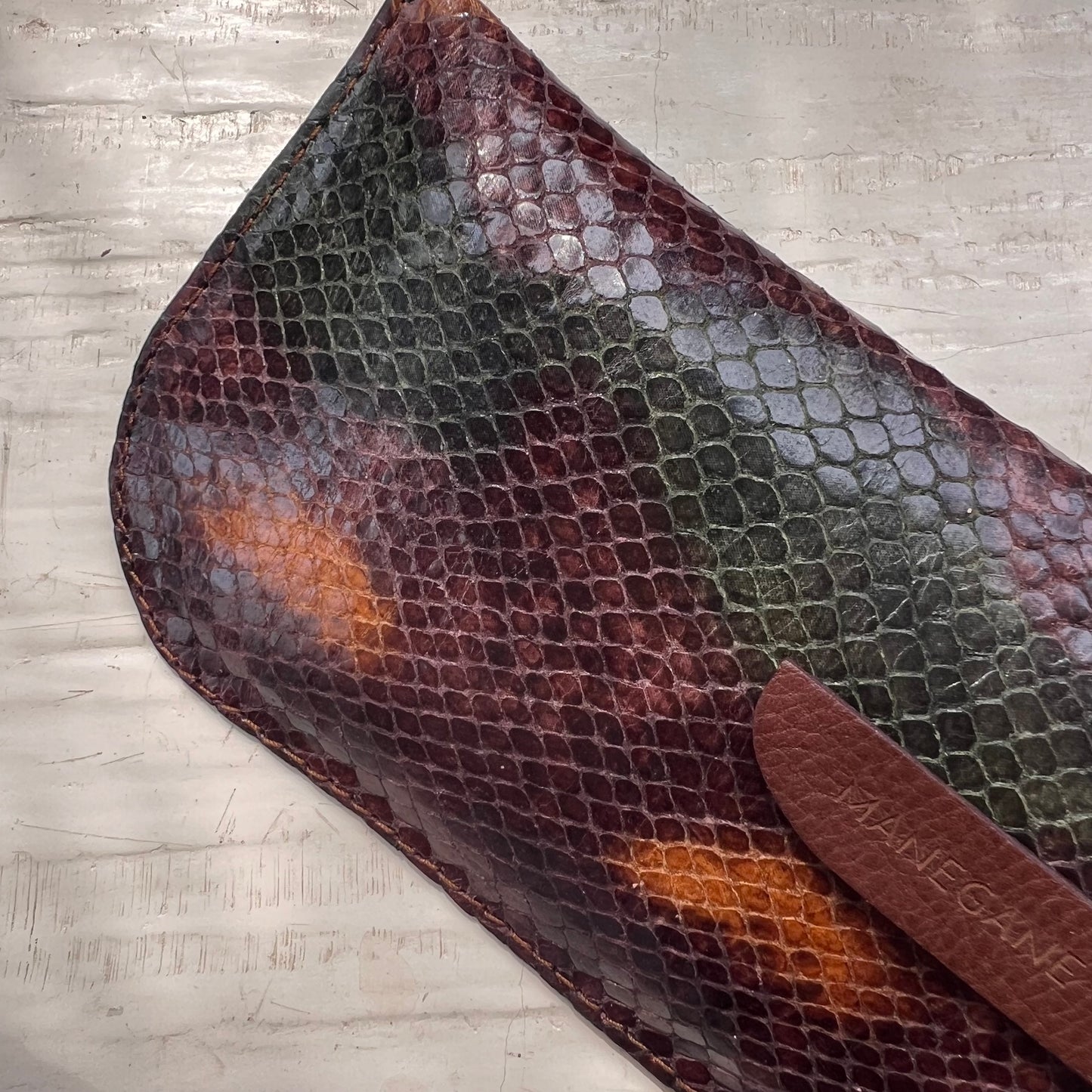 createurd' étui à lunettes en cuir