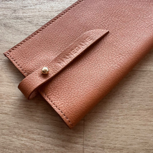 etui à lunette en cuir souple 
