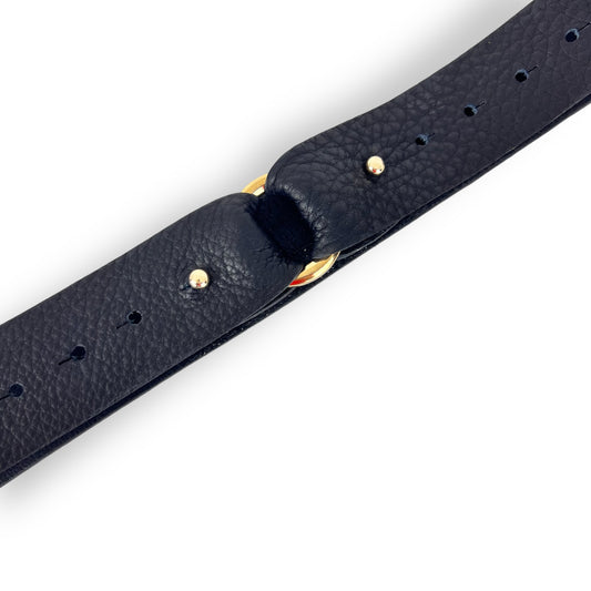 Charcoal Black Waist Jewel Belt 