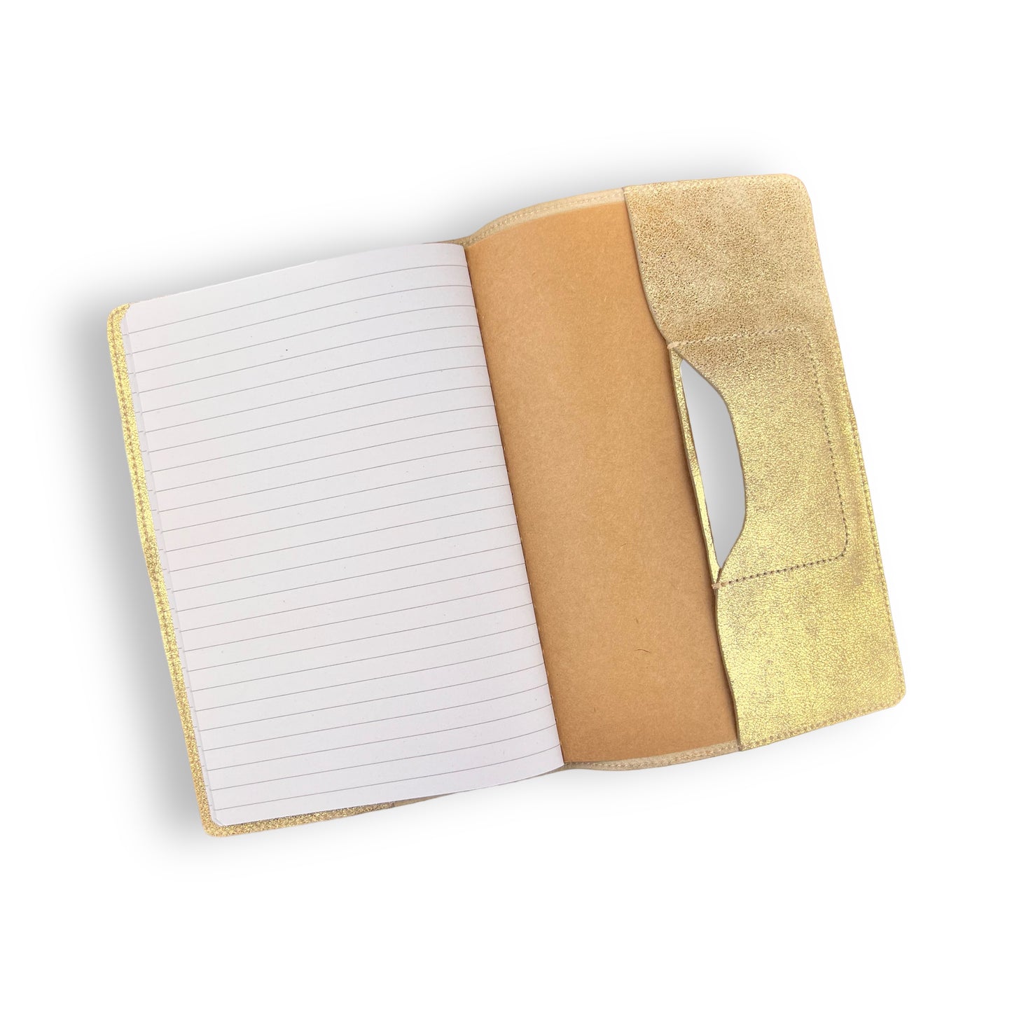 Grand carnet Notebook A5 doré Light Gold