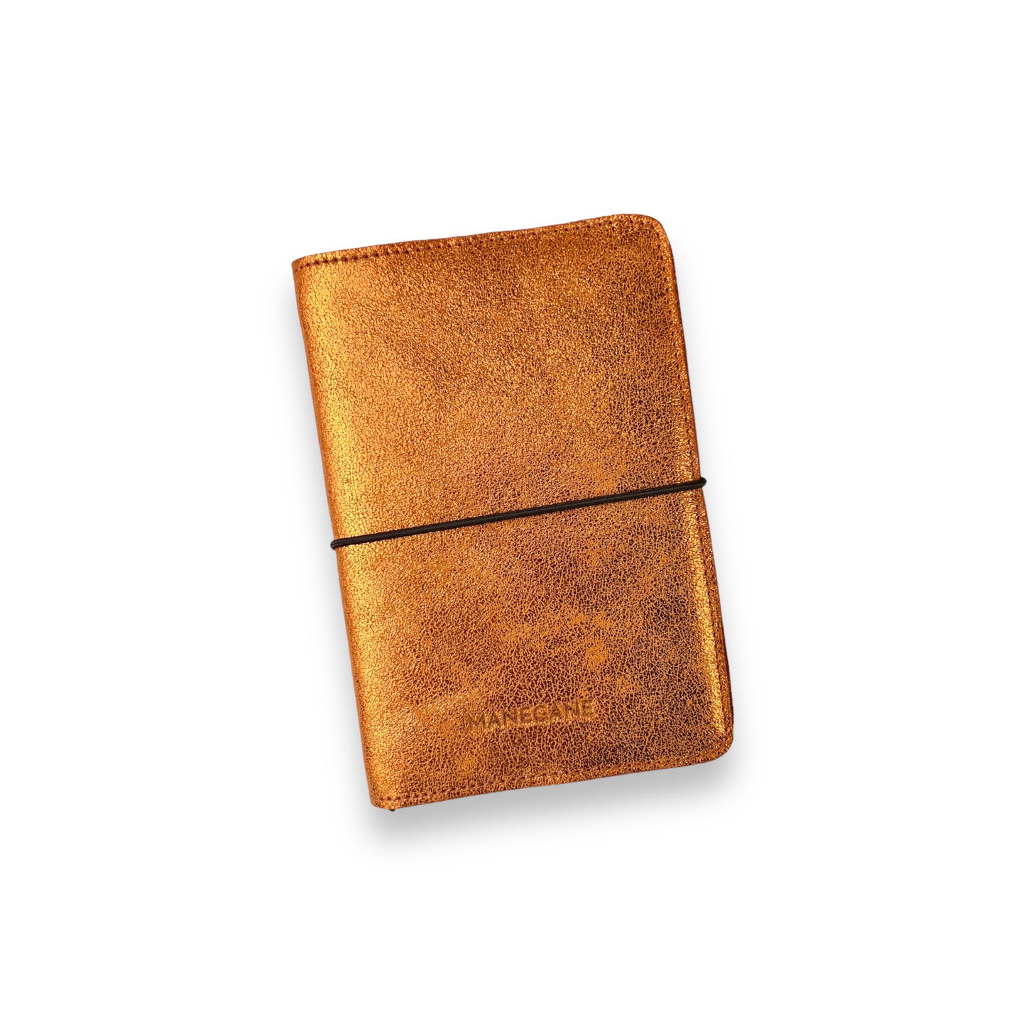 Petit carnet Notebook A6 Orange métallisé
