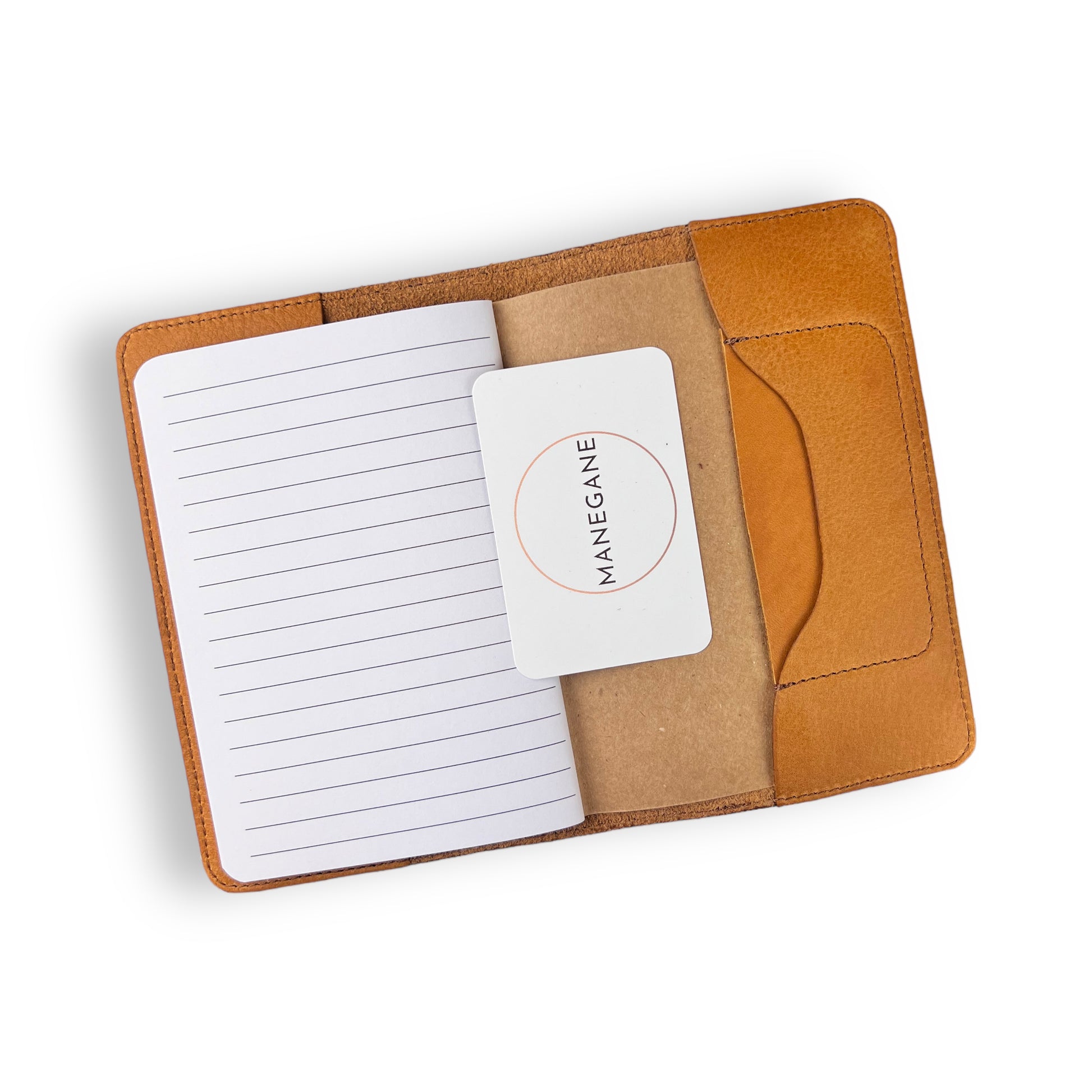 carnet en cuir avec rangements documents