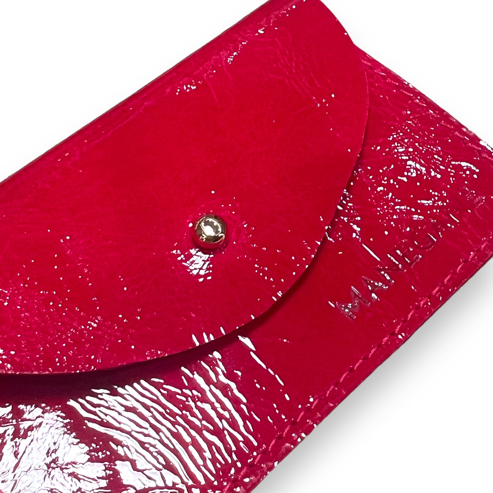 maroquinerie en cuir verni pour femme