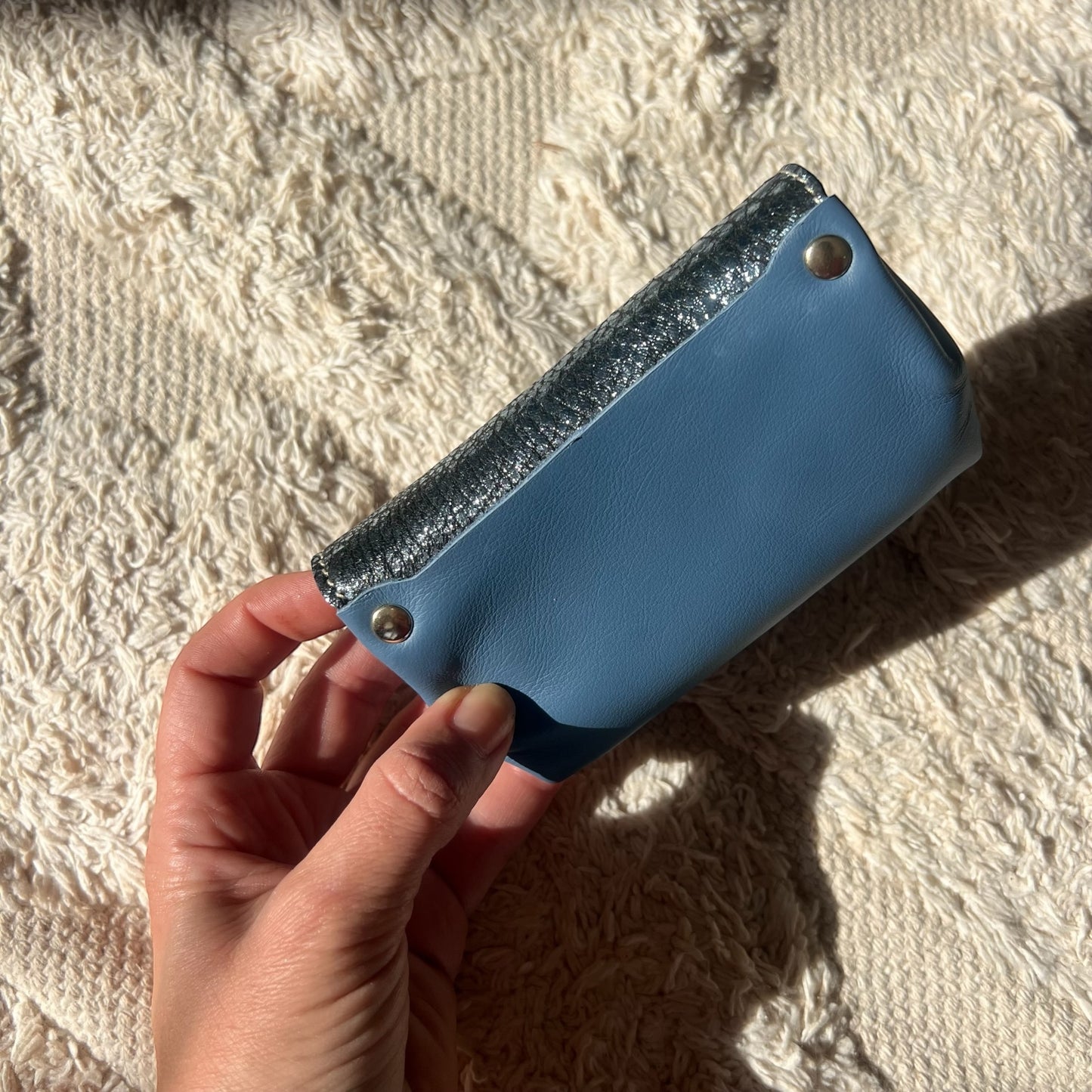 Monedero Bubble Azul Cielo